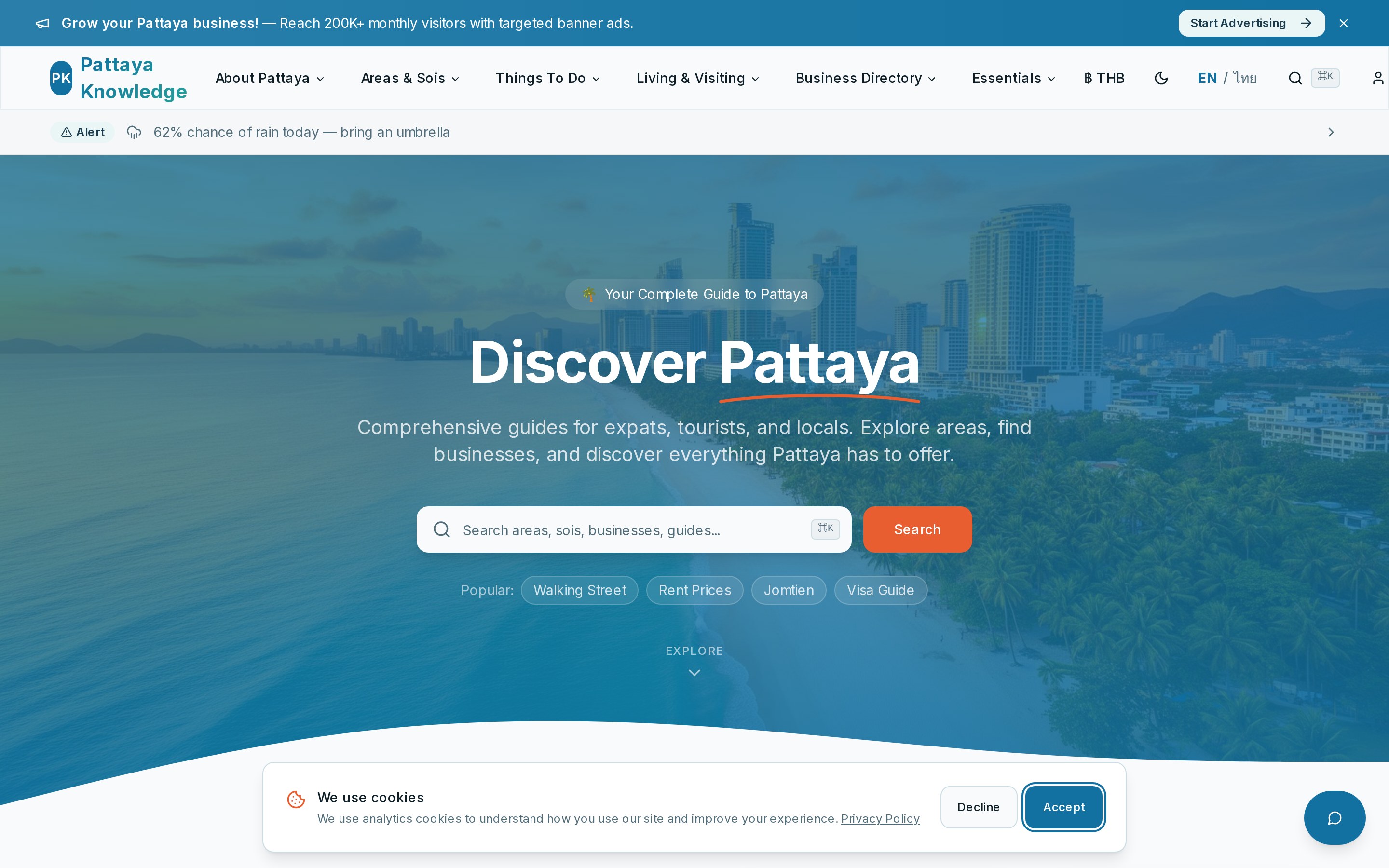 Pattaya Knowledge home page