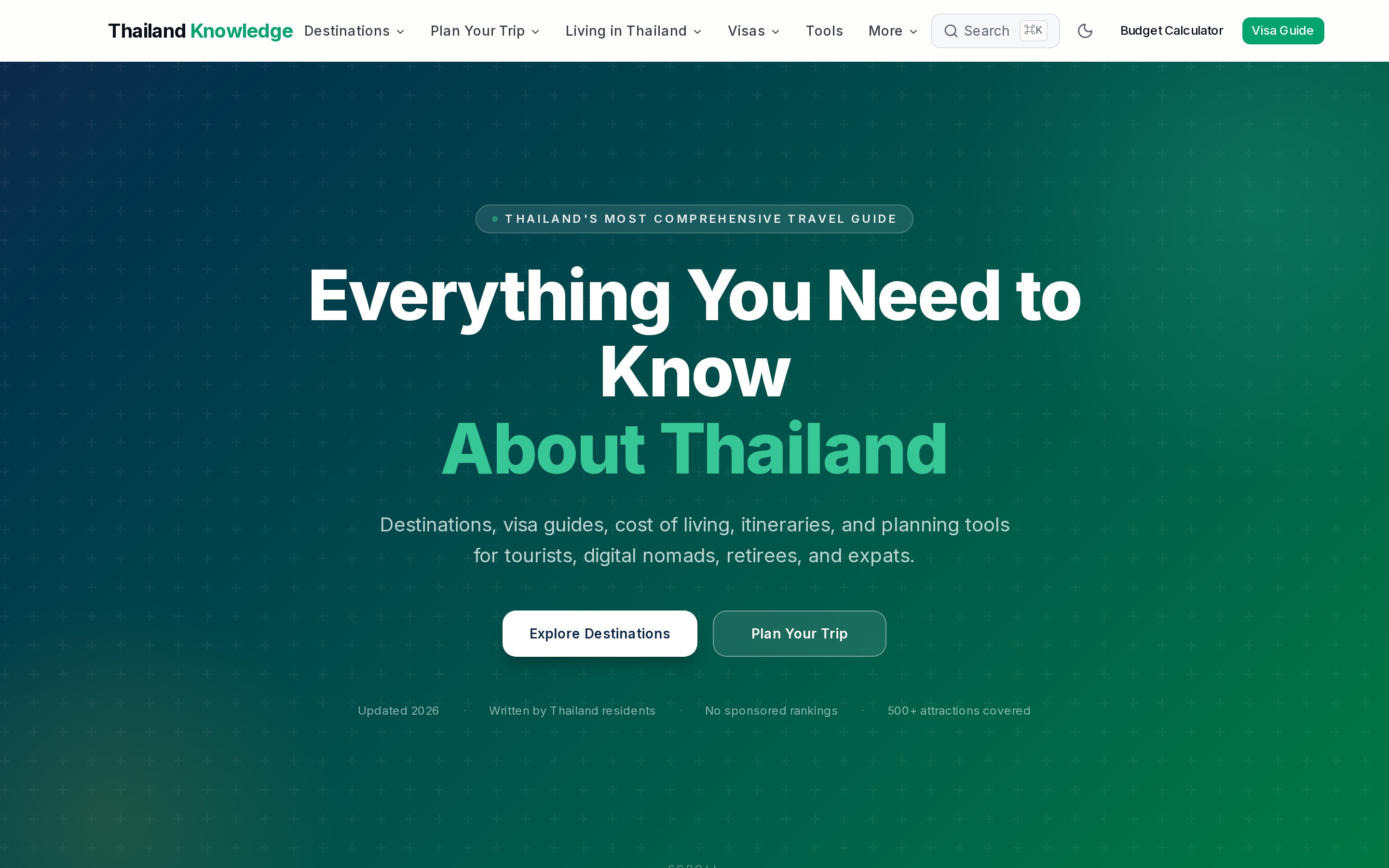 ThailandKnowledge home page